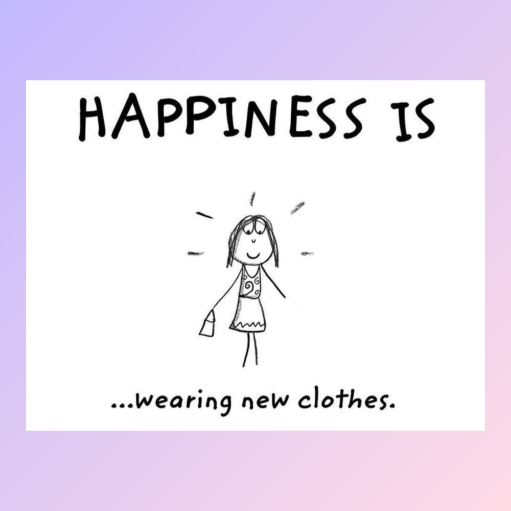 Happiness Is Graphic Print